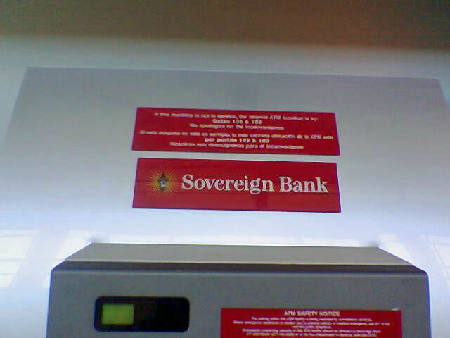 Cajero del Banco Soberano