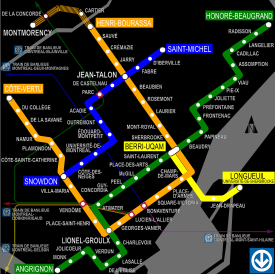 Mapa Metro